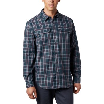 Pánské Košile Columbia Silver Ridge 2.0 Plaid Long Sleeve Šedé XHFYLC752